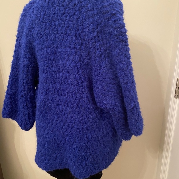 Evelyn Monteza Baby Alpaca Blue Cardigan - Picture 8 of 12